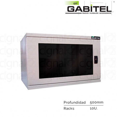 Rack Mural Gabitel M-CD-10U5B de 10U Compacto Beige