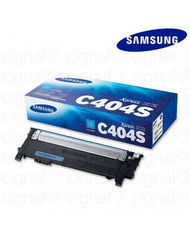 Cartucho Toner Samsung CLT-C404S Cian