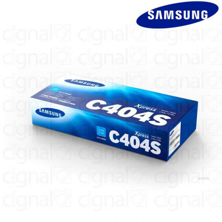 Cartucho Toner Samsung CLT-C404S Cian