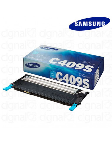 Cartucho Toner Samsung CLT-C409S Cian