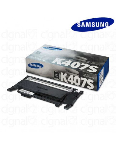 Cartucho Toner Samsung CLT-K407S Cian