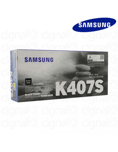 Cartucho Toner Samsung CLT-K407S Cian