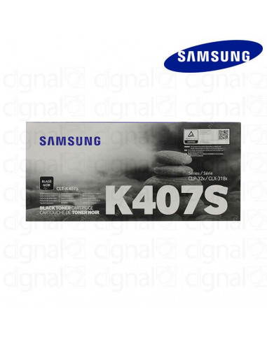 Cartucho Toner Samsung CLT-K407S Cian