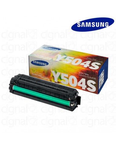 Cartucho Toner Samsung CLT-Y504S Amarillo