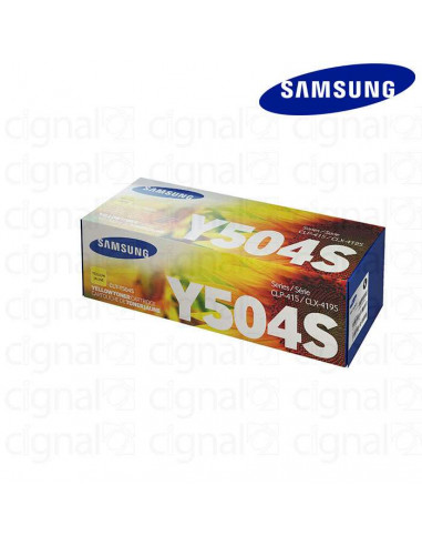 Cartucho Toner Samsung CLT-Y504S Amarillo