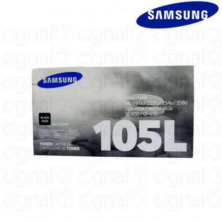 Cartucho Toner Samsung MLT-D105L Negro y Drum Cartucho Toner Samsung MLT-D105L Negro y Drum
