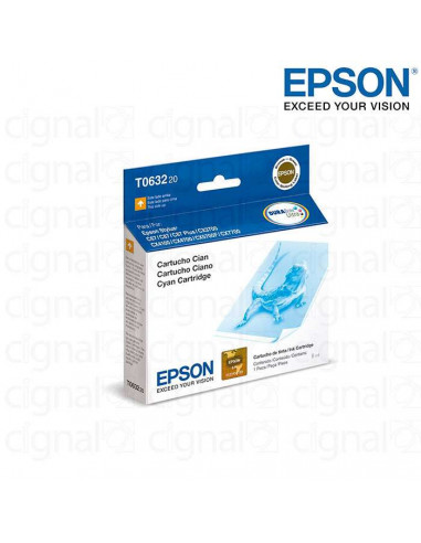 Cartucho EPSON T063220 Cyan Para C67/C87/CX3700/CX-4100/CX-4700