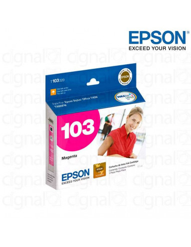 Cartucho EPSON T103220-AL Cian Para T40W/TX600FW