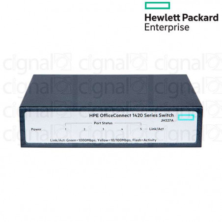 Switch HP 1420-5G (JH327A) de 5 Puertos No Administrado Switch HP 1420-5G (JH327A) de 5 Puertos No Administrado