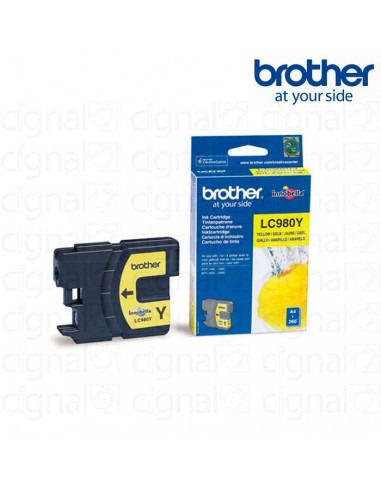 Cartucho de tinta Brother LC 980Y Amarillo