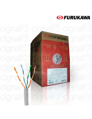 Bobina de Cable Furukawa UTP Cat. 5e Interior Gris x 305Mts.
