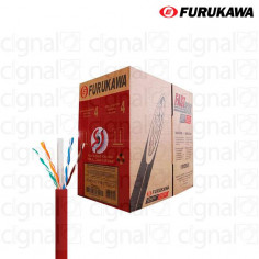 Bobina de Cable Furukawa UTP Cat. 6 interno Rojo x 305 Mts. 2
