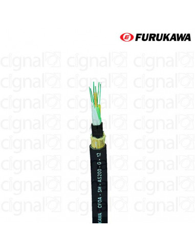 Cable Óptico Dieléctrico Furukawa CFOA-SM AS120 12F Cable Óptico Dieléctrico Furukawa CFOA-SM AS120 12F