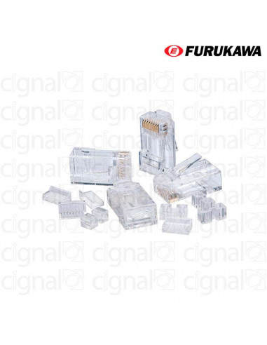 Conector Macho Furukawa RJ45 CAT 6 Multilan x 50 Unidades