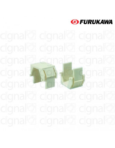 Tapa Ciega Para FacePlate Furukawa 2P Blanco x 10 Unidades