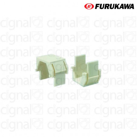 Tapa Ciega Para FacePlate Furukawa 2P Blanco x 10 Unidades