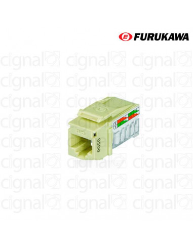 Jack Furukawa RJ45 Cat 6 Gigailan Beige