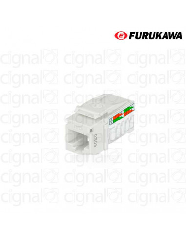 Jack Furukawa RJ45 Cat 6 GigaLan Blanco