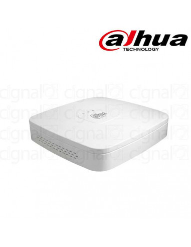 NVR DAHUA GRAB.4CAN. POE HASTA 6MP 1 SATA PORT