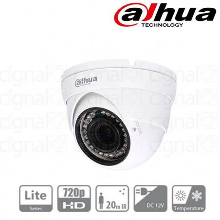 HDCVI DAHUA DOMO 1MP LENT 3,6MM IR 20MTS IP67