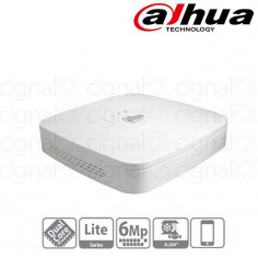 NVR DAHUA GRAB.4CAN. POE HASTA 6MP 1 SATA PORT 2