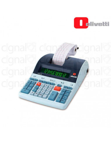 Calculadora Olivetti LOGOS 802 con Impresor Bicolor - Uso Intensivo