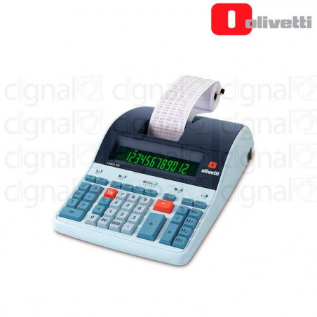 Calculadora Olivetti LOGOS 802 con Impresor Bicolor - Uso Intensivo