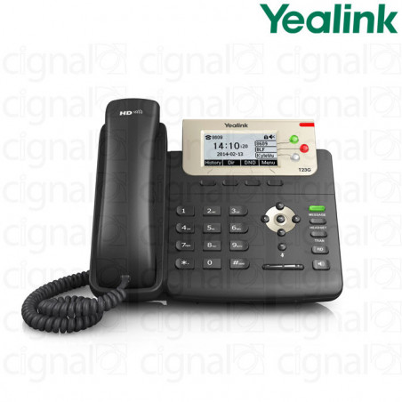 Teléfono IP Yealink SIP-T23G POE de 3 líneas