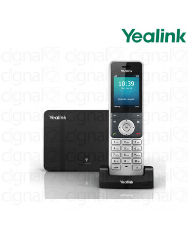 Teléfono Inalámbrico IP Yealink W56P de 5 líneas