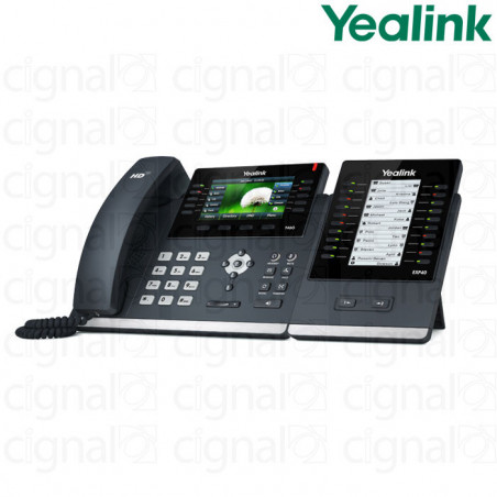 Teléfono IP Yealink SIP-T46G POE de 16 líneas