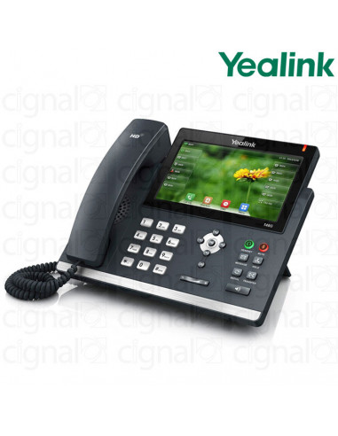 Teléfono IP Yealink SIP-T48G POE de 16 líneas