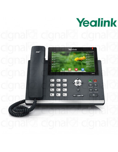 Teléfono IP Yealink SIP-T48G POE de 16 líneas