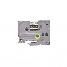 Cinta Brother TZe-334 Oro / Negro 12 mm de ancho x 8 m de largo - Laminada 2