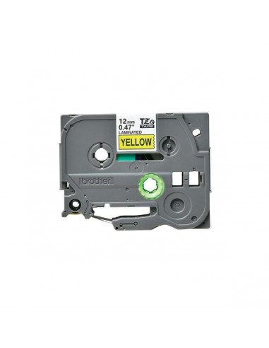 Cinta Brother TZe-631 Negro / Amarillo 12mm de ancho x 8 m de largo - Laminada Cinta Brother TZe-631 Negro / Amarillo 12mm de ancho x 8 m de largo - Laminada