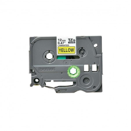 Cinta Brother TZe-631 Negro / Amarillo 12mm de ancho x 8 m de largo - Laminada Cinta Brother TZe-631 Negro / Amarillo 12mm de ancho x 8 m de largo - Laminada