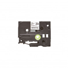 Cinta Brother TZe-FX241 Negro / Blanco 18 mm x 8 mm Flexible 2