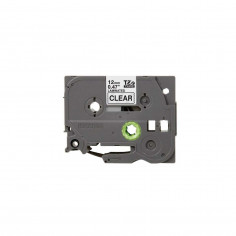 Cinta Brother TZe-131 Negro / Transparente 12 mm de ancho x 8 m de largo - Laminada 2