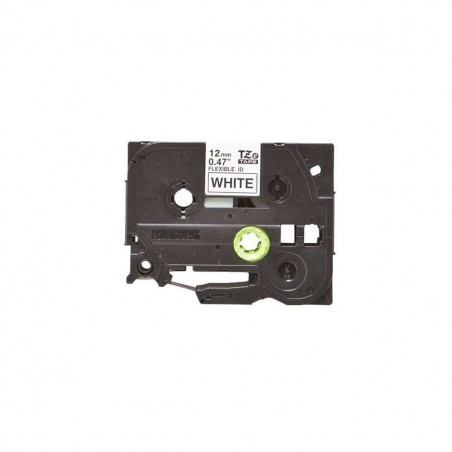 Cinta Brother Tze-FX231 Negro / Blanco 12 mm x 8 m Flexible Cinta Brother Tze-FX231 Negro / Blanco 12 mm x 8 m Flexible