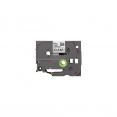 Cinta Brother TZe-121 Negro / Transparente 9 mm de ancho x 8 m de largo - Laminada 2
