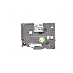 Cinta Brother TZe-S131 Negro / Transparente 12 mm de ancho x 8 m de largo - Laminada Adhesivo extra 2