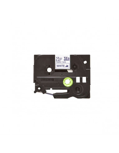 Cinta Brother TZe-FA3 Blanco / Azul 12 mm de ancho x 3 m de largo - Para Tela Cinta Brother TZe-FA3 Blanco / Azul 12 mm de ancho x 3 m de largo - Para Tela