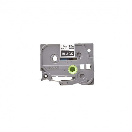 Cinta Brother TZe-335 Blanco / Negro 12 mm de ancho x 8 m de largo - Laminada Cinta Brother TZe-335 Blanco / Negro 12 mm de ancho x 8 m de largo - Laminada