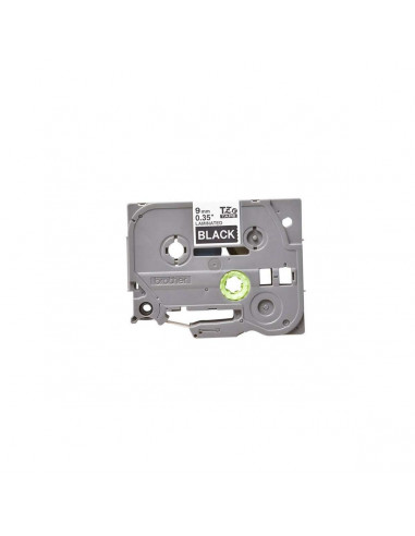 Cinta Brother TZe-325 Blanco / Negro 9 mm de ancho x 8 m de largo - Laminada Cinta Brother TZe-325 Blanco / Negro 9 mm de ancho x 8 m de largo - Laminada
