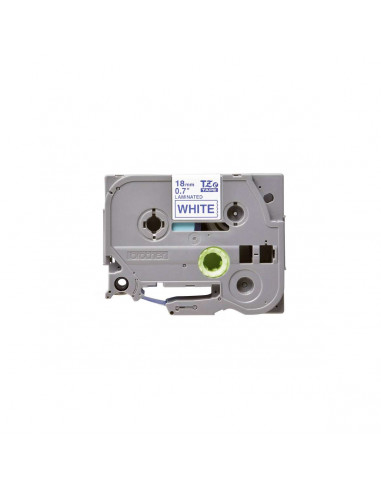 Cinta Brother TZe-243 Azul / Blanco 18 mm de ancho x 8 m de largo - Laminada Cinta Brother TZe-243 Azul / Blanco 18 mm de ancho x 8 m de largo - Laminada