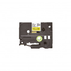 Cinta Brother TZe-FX651 Negro / Amarillo 24 mm de ancho x 8 m de alto Flexible 2