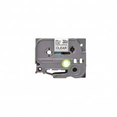 Cinta Brother TZe-151 Negro / Transparente 24 mm de ancho x 8 m de largo - Laminada 2