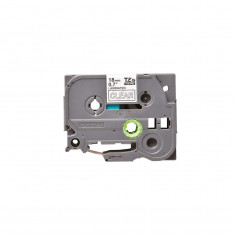 Cinta Brother TZe-145 Blanco / Transparente 18 mm de ancho x 8 m de largo - Laminada 2