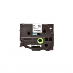 Cinta Brother TZe-261 Negro / Blanco 36 mm de ancho x 8 m de largo - Laminada 2