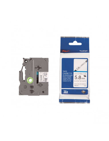 Cinta Tubular Brother HSE-211 Termocontraíble 5.8mm x 1.5m