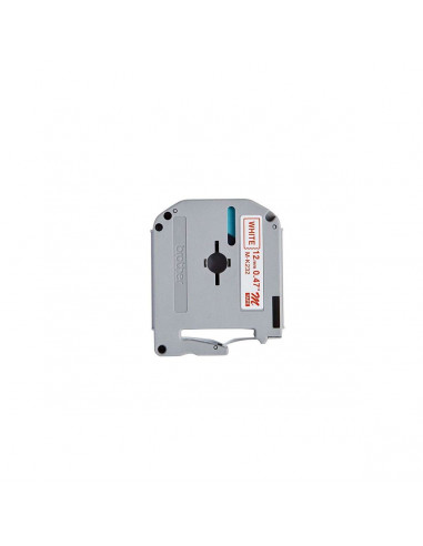 Cinta Brother M-232 Rojo / Blanco 12 mm x 8m - No laminadas Cinta Brother M-232 Rojo / Blanco 12 mm x 8m - No laminadas